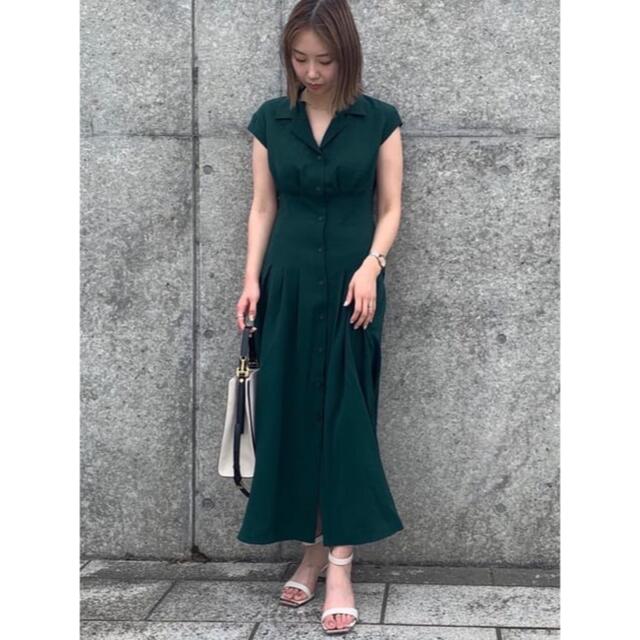 moussy(マウジー)のMOUSSY♡WAIST TUCK SHIRT DRESS レディースのワンピース(ロングワンピース/マキシワンピース)の商品写真