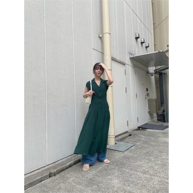 moussy(マウジー)のMOUSSY♡WAIST TUCK SHIRT DRESS レディースのワンピース(ロングワンピース/マキシワンピース)の商品写真