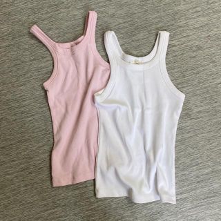 エイチアンドエム(H&M)のh&m アメスリタンク XS(タンクトップ)