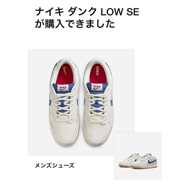 ナイキ ダンクlow SE Royal & Gum 27.5cm