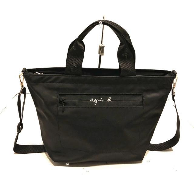 agnes b.(アニエスベー)のアニエスベー ハンドバッグ美品  - 黒 レディースのバッグ(ハンドバッグ)の商品写真