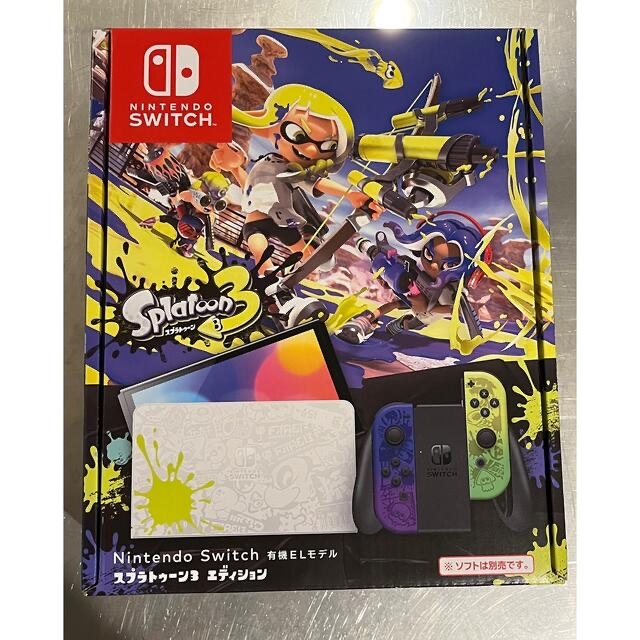 Nintendo Switch 有機ELモデル スプラトゥーン3エディション家庭用ゲーム機本体