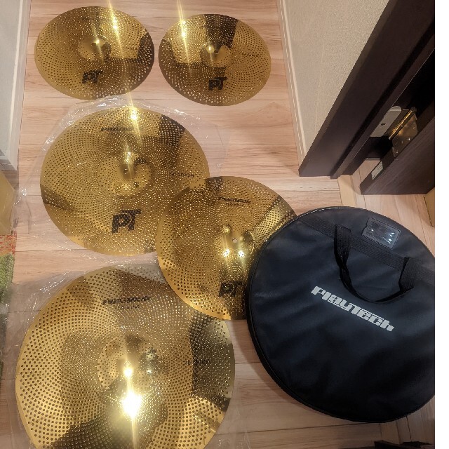 PLAYTECH  消音シンバル　ローボリュームシンバル　セット 楽器のドラム(シンバル)の商品写真
