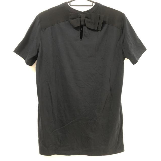 PRADA(プラダ)のプラダ 半袖Tシャツ サイズL レディース 黒 レディースのトップス(Tシャツ(半袖/袖なし))の商品写真