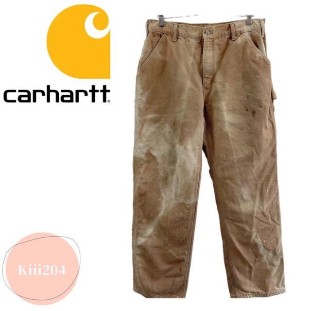 カーハート Carhartt ペインターパンツ ダック地 革ロゴ 36×32 | www