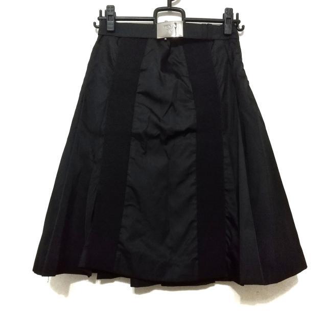 プラダ ミニスカート サイズ36 S - 黒