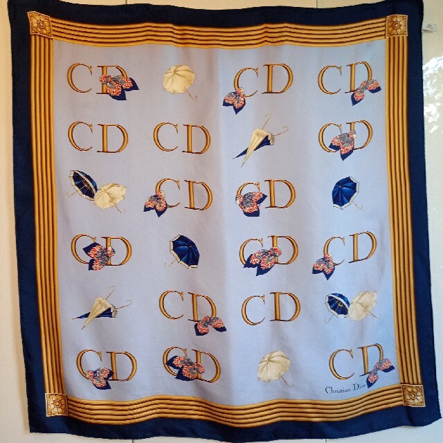 Christian Dior(クリスチャンディオール)のシルク スカーフ  クリスチャンディオール レディースのファッション小物(バンダナ/スカーフ)の商品写真