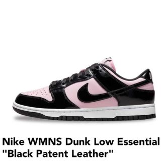 ナイキ(NIKE)のDunk Low Essential Black Patent Leather(スニーカー)