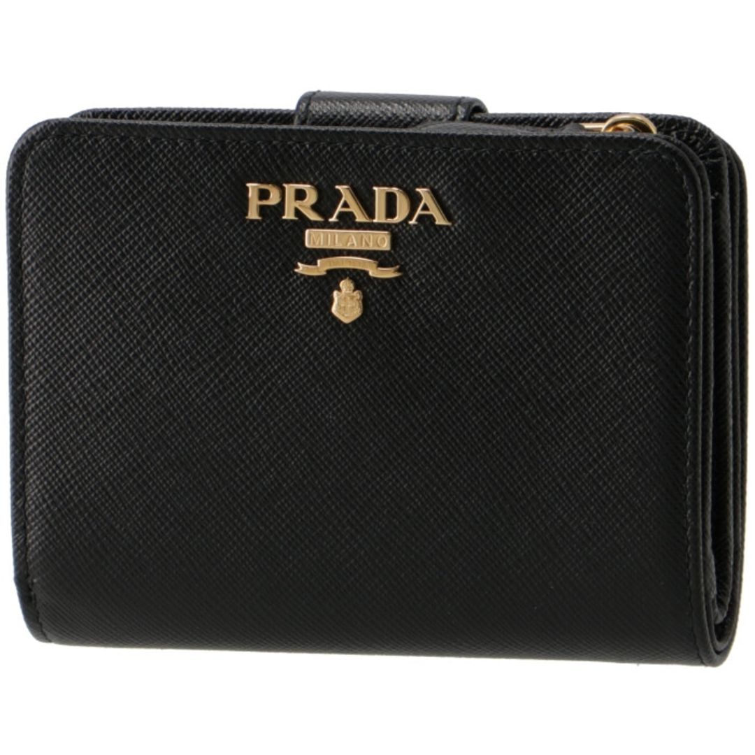 PRADA　三つ折り財布　コバルトブルー　新品