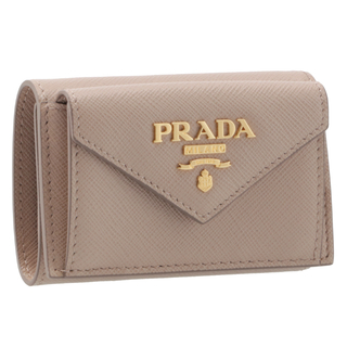 プラダ(PRADA)のPRADA 三つ折り財布 ミニ財布 レディース サフィアーノ(財布)