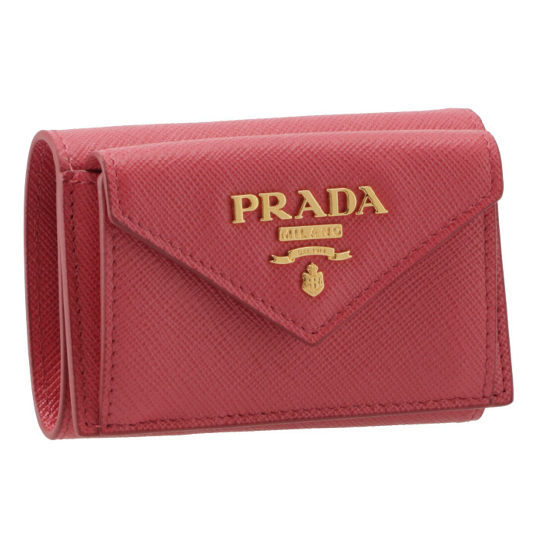 PRADA レディース 三つ折り財布 ミニ財布-