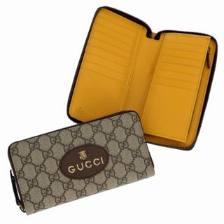 グッチ(Gucci)のGUCCI GGスプリーム ネオヴィンテージ ラウンドファスナー長財布(長財布)