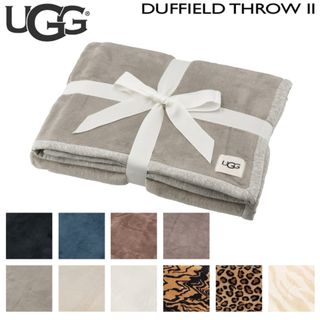 UGG - 新品♡アグUGG DUFFIELDTHROW II ブランケット黒 大判ひざ掛けの