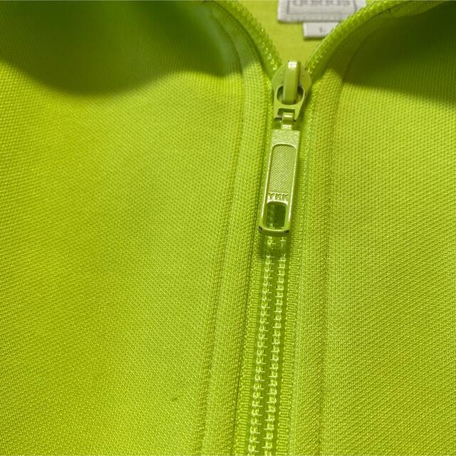 激レア古着90's 万国タグ ライムグリーン adidasトラックジャケット