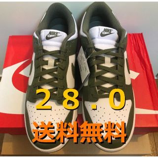 ナイキ(NIKE)の28.0 NIKE WMNS DUNK LOW MEDIUM OLIVE(スニーカー)