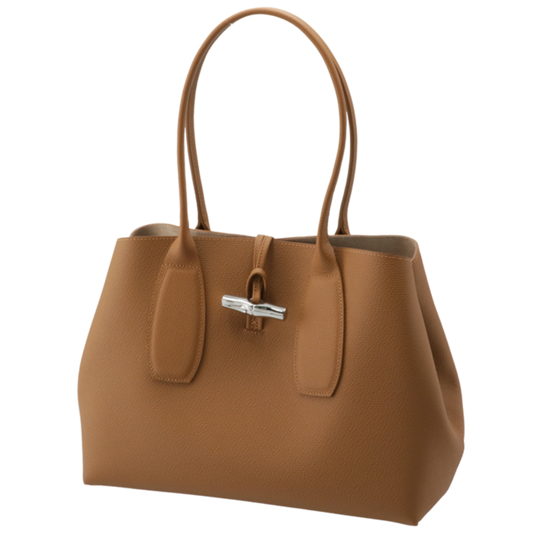 LONGCHAMP(ロンシャン)のLONGCHAMP トート ロゾ ROSEAU レザー ハンドバッグ 通勤バッグ レディースのバッグ(トートバッグ)の商品写真