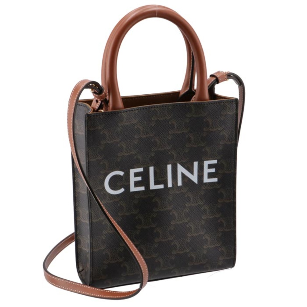 CELINE ショルダーバッグ ミニ バーティカル カバ トリオンフ