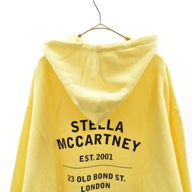 Stella McCartney(ステラマッカートニー)のSTELLA McCARTNEY ステラマッカートニー 裏起毛 オーガニック コットン フーディ プルオーバー パーカー ロゴ スウェット 601846 SMP83 イエロー メンズのトップス(パーカー)の商品写真