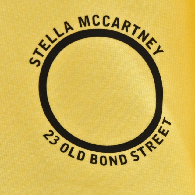 Stella McCartney(ステラマッカートニー)のSTELLA McCARTNEY ステラマッカートニー 裏起毛 オーガニック コットン フーディ プルオーバー パーカー ロゴ スウェット 601846 SMP83 イエロー メンズのトップス(パーカー)の商品写真