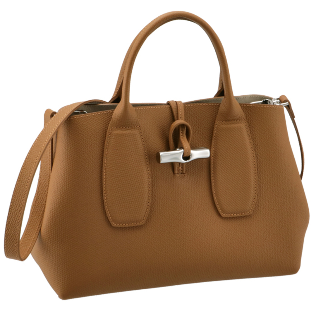クリスマスファッション LONGCHAMP M トップハンドルバッグ ROSEAU