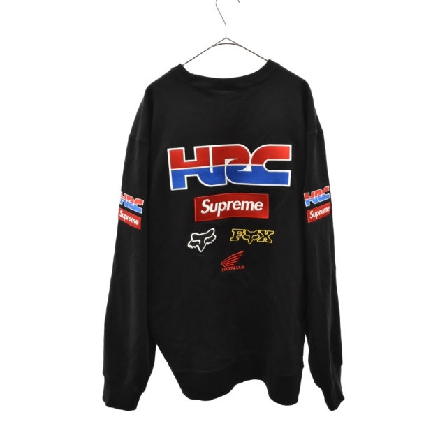 L Supreme Honda Fox Crewneck ホンダ クルーネック