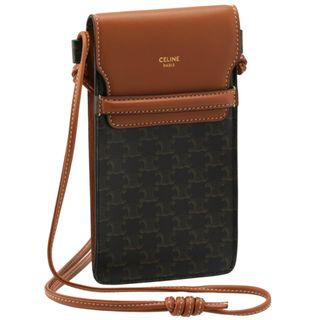 セリーヌ(celine)のCELINE フォーンケース トリオンフ キャンバス ストラップ付き(iPhoneケース)