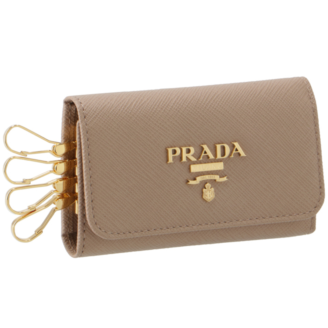 PRADA キーケース 4連 レディース サフィアーノ