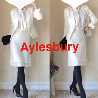 Aylesbury - アリスバーリー スカートスーツ 11 W66 絹混素材 春秋 未 