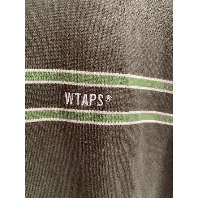 XL 21SS WTAPS JAM02 ボーダーTシャツ OLIVE DRABTシャツ/カットソー(半袖/袖なし)