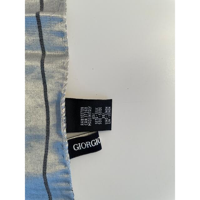 Giorgio Armani(ジョルジオアルマーニ)のGIORGIO ARMANI ボケットチーフ　お値下げしました メンズのファッション小物(ハンカチ/ポケットチーフ)の商品写真