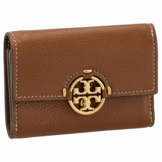 トリーバーチ(Tory Burch)のTORY BURCH 三つ折り財布 ミラー ミディアム フラップウォレット(財布)