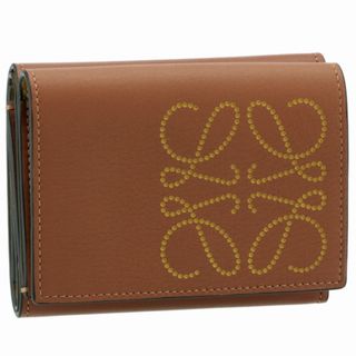 ロエベ(LOEWE)のLOEWE 財布 三つ折り コンパクト ミニウォレット アナグラム(財布)