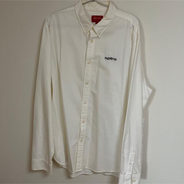 supreme Oxford shirt xl White