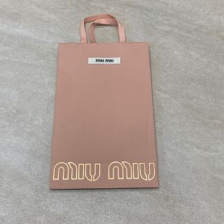 ミュウミュウ(miumiu)のmiumiu ショップバッグ(ショップ袋)