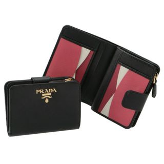 プラダ(PRADA)のPRADA 財布 二つ折り レディース サフィアーノ ミニ財布(財布)