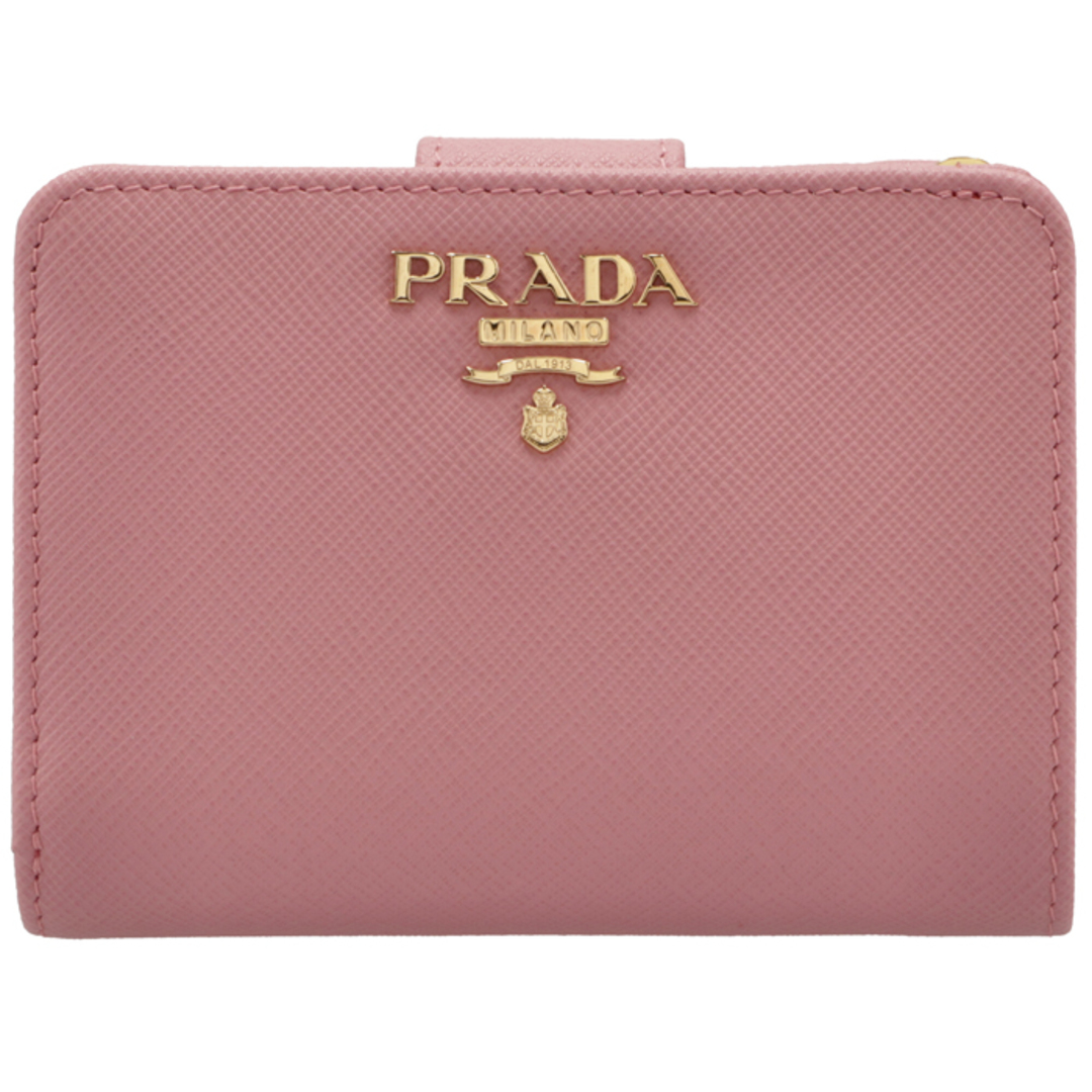 PRADA - PRADA 財布 二つ折り レディース サフィアーノ ミニ財布 PRADA - PRADA 財布 二つ折り レディース サフィアーノ ミニ財布
