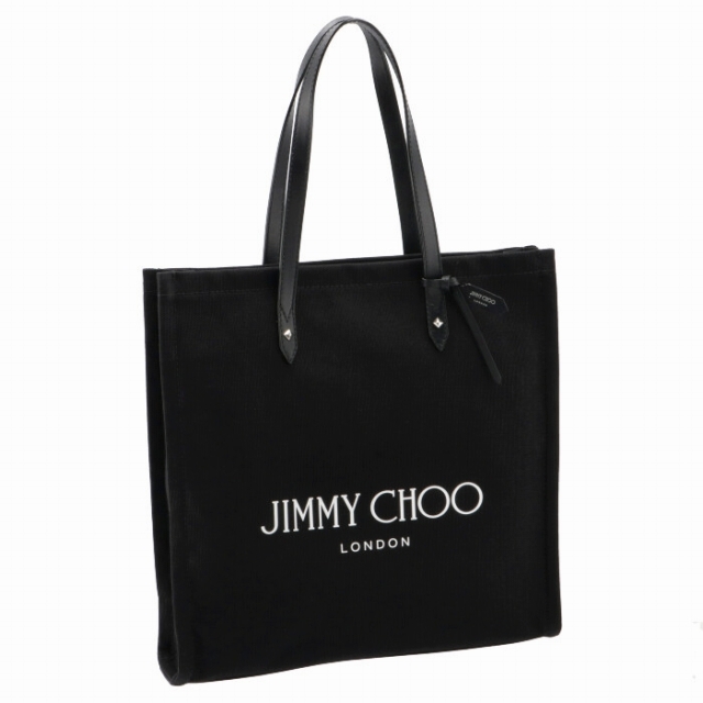 JIMMY CHOO トートバッグ キャンバス LOGO TOTE | フリマアプリ ラクマ