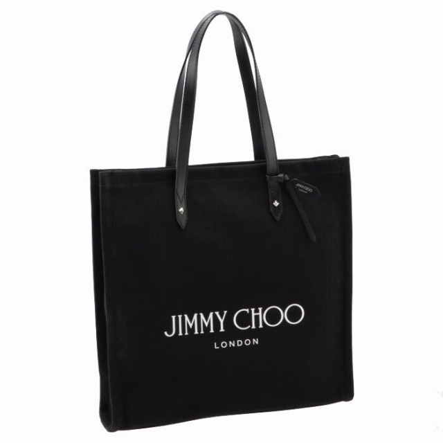 JIMMY CHOO(ジミーチュウ)のJIMMY CHOO トートバッグ キャンバス LOGO TOTE レディースのバッグ(トートバッグ)の商品写真