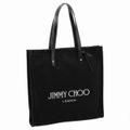 JIMMY CHOO トートバッグ キャンバス LOGO TOTE