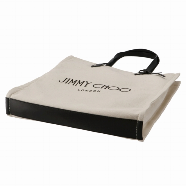 JIMMY CHOO(ジミーチュウ)のJIMMY CHOO トートバッグ キャンバス LOGO TOTE レディースのバッグ(トートバッグ)の商品写真