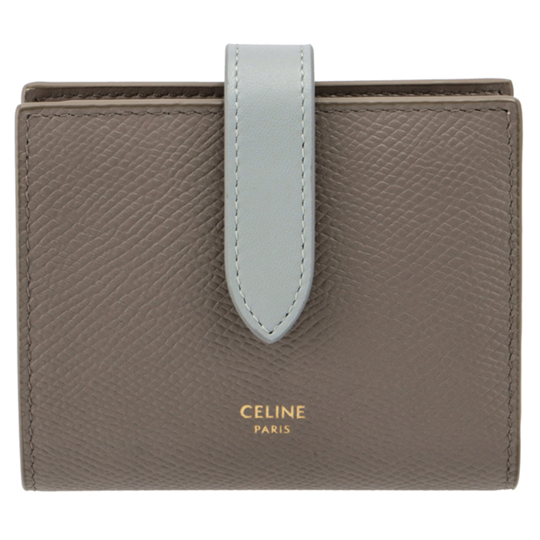 CELINE - CELINE 財布 二つ折り スモール ストラップ ウォレット CELINE - CELINE 財布 二つ折り スモール ストラップ ウォレット