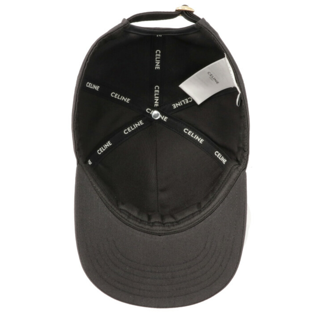 CELINE ロゴ コットン ベースボールキャップ 帽子