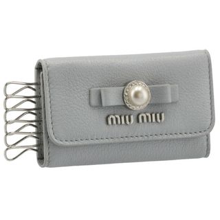 ミュウミュウ(miumiu)のMIU MIU キーケース 6連 マドラスパール(キーケース)