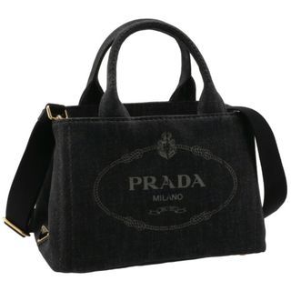 プラダ(PRADA)のPRADA トートバッグ デニム カナパ CANAPA 2WAYハンドバッグ(ハンドバッグ)