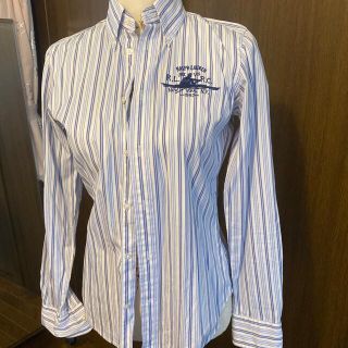 ポロラルフローレン(POLO RALPH LAUREN)の美品　ラルフローレン　レディースシャツ9号(シャツ/ブラウス(長袖/七分))