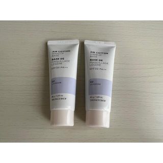 ザフェイスショップ(THE FACE SHOP)のTHE FACESHOP エアコットンメイクアップベース　ラベンダー(化粧下地)