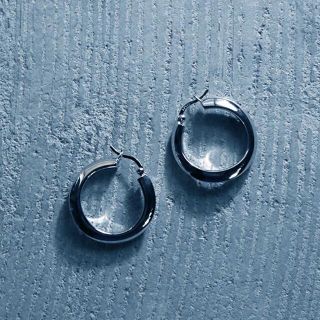 トゥデイフル(TODAYFUL)のYArKA/silver925 distortion circle pierce(ピアス(両耳用))