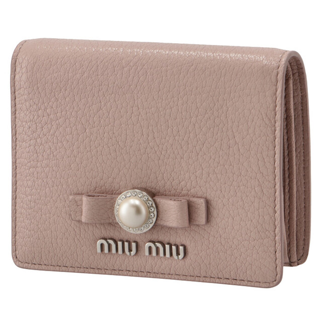 MIU MIU 財布 二つ折り マドラスパール ミニ財布