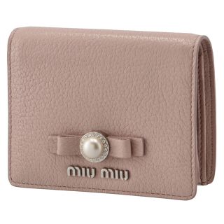 ミュウミュウ(miumiu)のMIU MIU 財布 二つ折り マドラスパール ミニ財布(財布)