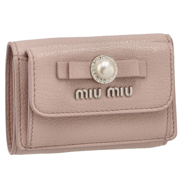 miumiu - MIU MIU 財布 三つ折り マドラスパール ミニ財布の通販 by